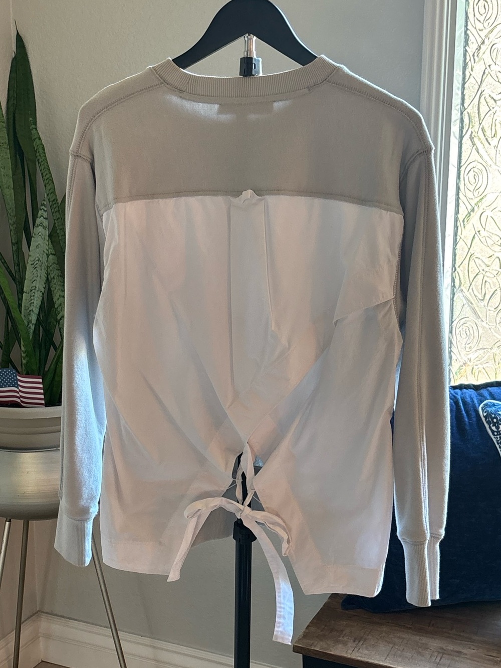 Thakoon Light Grey Crewneck Sweatshirt